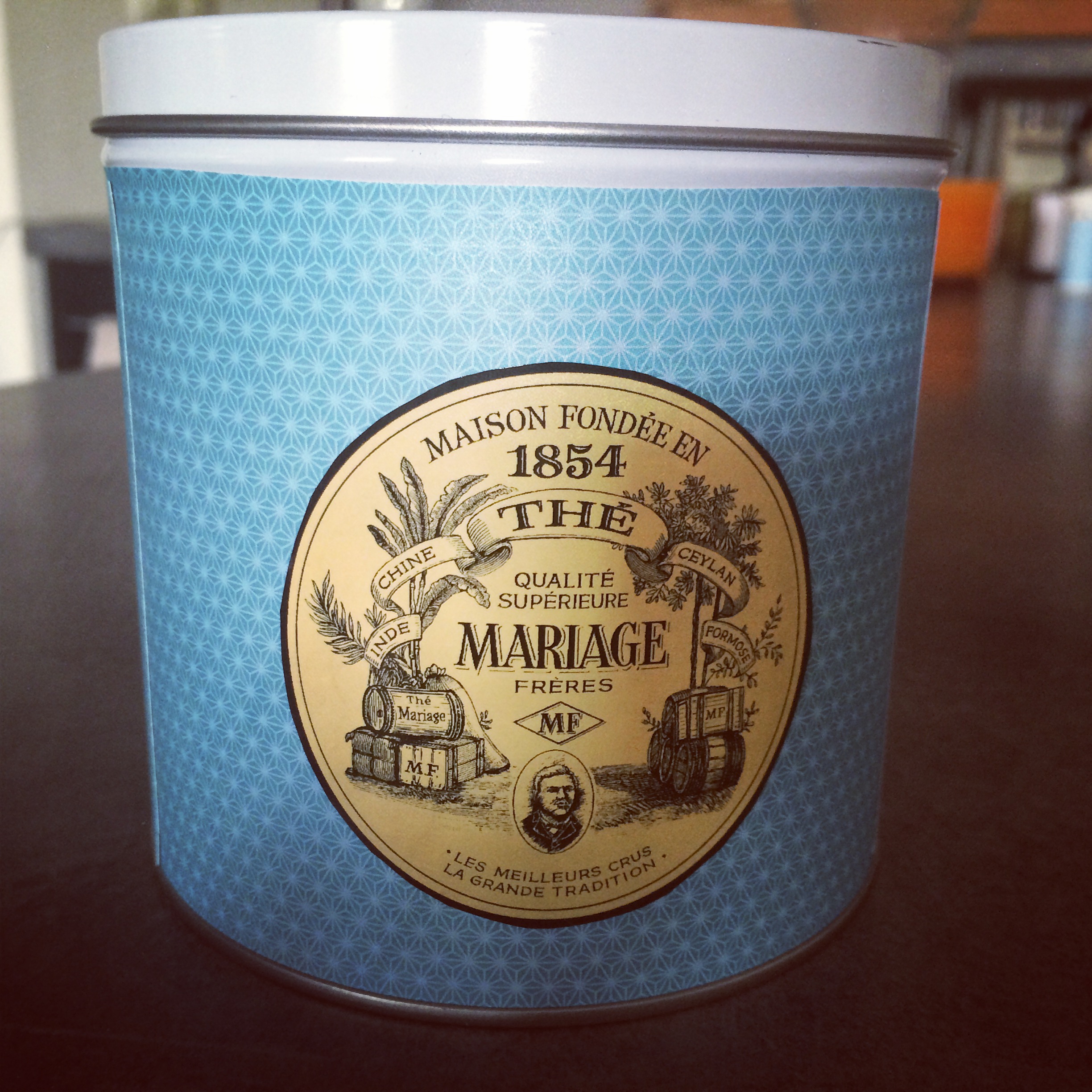 Mariage Freres Earl Grey French Blue Tea Tin